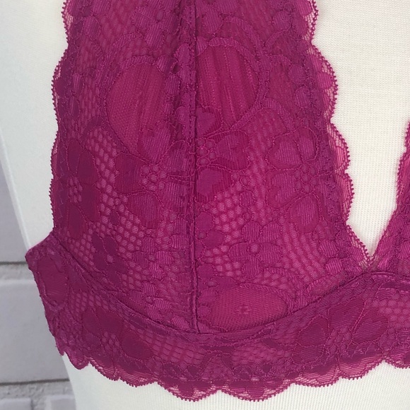 Free People OB590926 Lace Halter Bralette XS - Picture 7 of 8